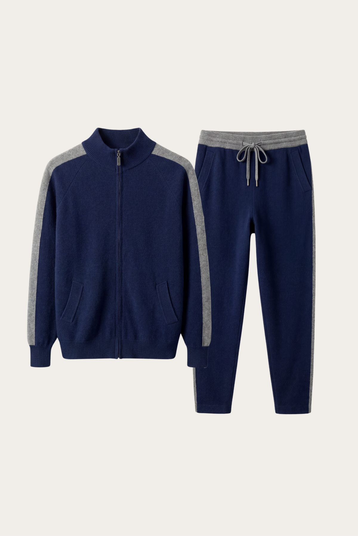Navy Cashmere Set