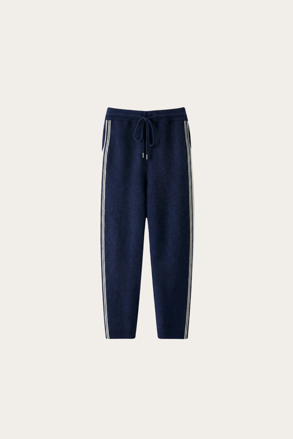 Navy Merino Wool Pants