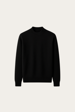 Black Wool Crewneck