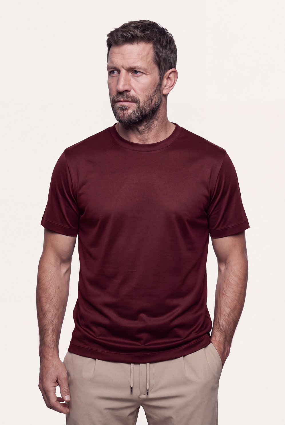 Burgundy Imperial Tee