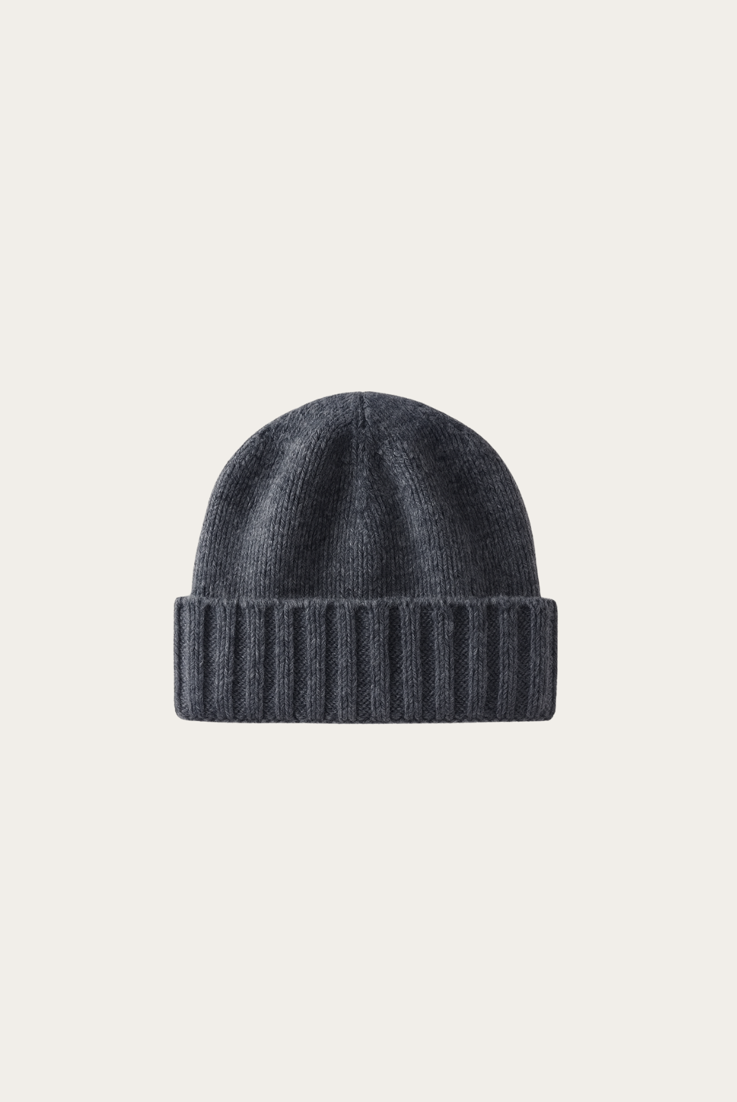 Dark Grey Cashmere Beanie