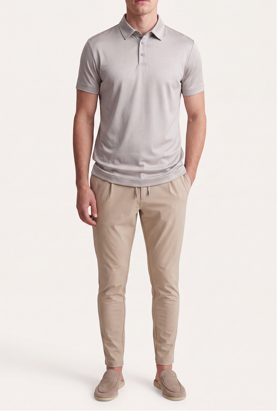 Greige Imperial Polo