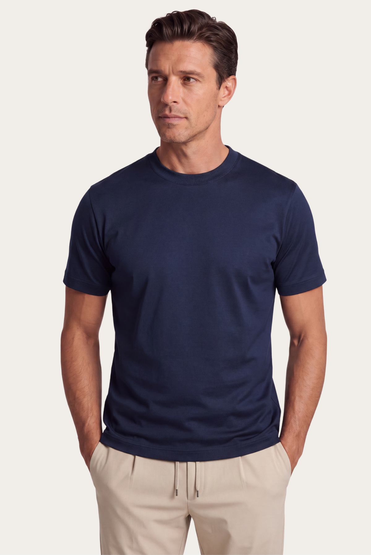 Navy Imperial Tee
