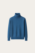 Sky Cashmere Turtleneck